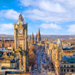 Sfondo della città di Edimburgo