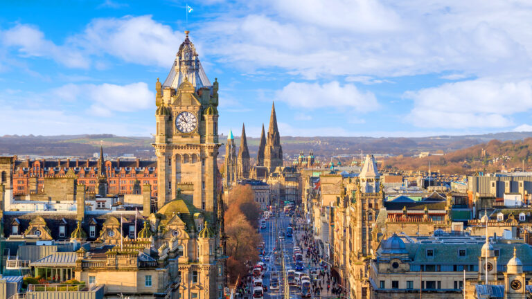 Sfondo della città di Edimburgo